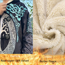 Load image into Gallery viewer, Assorted Anzac Day Indigenous Printed NRL Duffle Hooded Cloaks - Sea Eagles &amp; Dragons