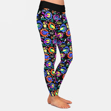 Laden Sie das Bild in den Galerie-Viewer, Ladies Cartoon Birds Printed Fashion Leggings