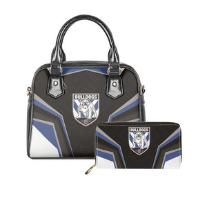 Womens Luxury NRL 2 pc Handbag Tote & Zipper Purse Sets