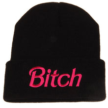 Load image into Gallery viewer, Womens BITCH Embroidered Warm Knitted Beanies