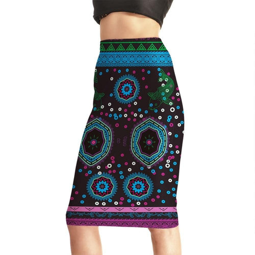 Womens Casual/Office Beautiful Printed Stretch Pencil Skirts