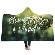 Load image into Gallery viewer, New HOT Sport &amp; Christmas Plush 3D Sherpa Hooded Blankets