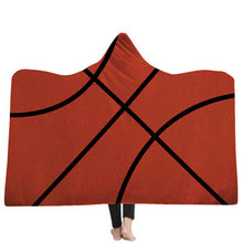 Cargar imagen en el visor de la galería, New HOT Sport &amp; Christmas Plush 3D Sherpa Hooded Blankets