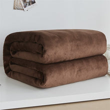 Charger l&#39;image dans la galerie, Super Soft Fleece Blanket Light Weight Solid Colours