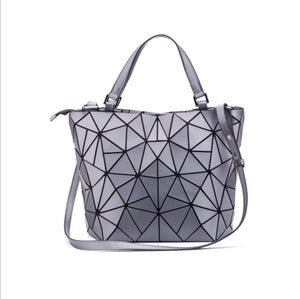 Geometric Rhombic Bucket Bag