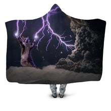 Carica l&#39;immagine nel visualizzatore di Gallery, Wolves &amp; Assorted Designed 3D Printed Plush Hooded Blankets