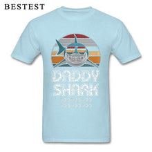 Load image into Gallery viewer, Fathers Day T-Shirt Mens Shark Printed Tee