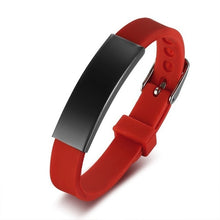 Load image into Gallery viewer, Personalized Assorted Coloured Medical Alert ID Bracelets for Kids and Adults