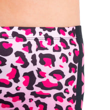 Laden Sie das Bild in den Galerie-Viewer, Womens Pink Leopard And Kisses Printed Leggings