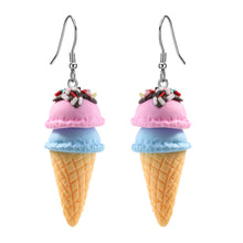 Laden Sie das Bild in den Galerie-Viewer, Handmade Cute Drop IceCream Earrings